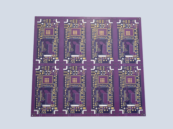 6层紫油通孔PCB线路板